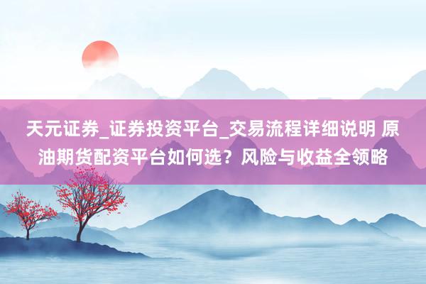 天元证券_证券投资平台_交易流程详细说明 原油期货配资平台如何选？风险与收益全领略